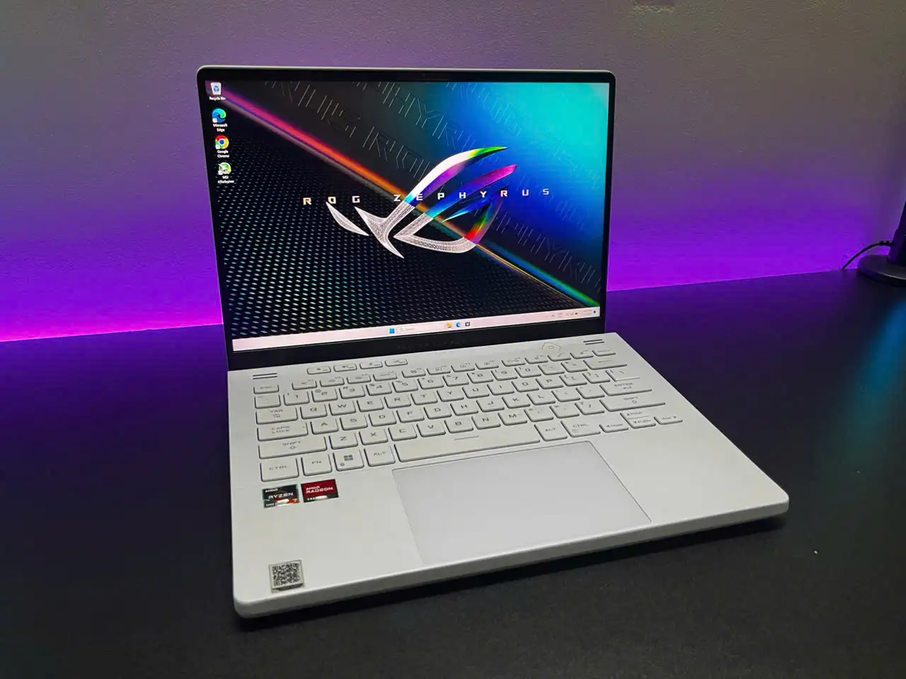ZEPHYRUS G14 2022 (White)_LIKE NEW_R9 6900HS 6700 2K 120HZ 16GB 1TB